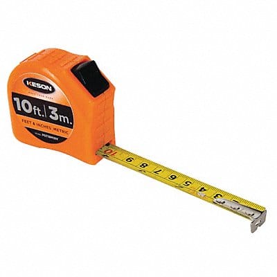 Tape Measure 5/8 In x 10 ft/3m Orange