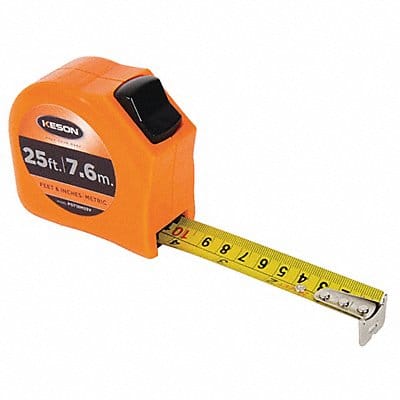 Tape Measure 1 In x 25 ft/7.5m Orange