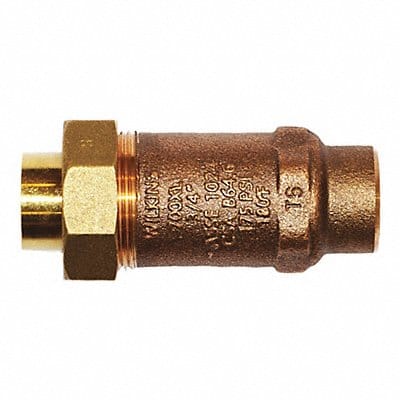 Dual Check Valve Bronze 3/4 FNPT