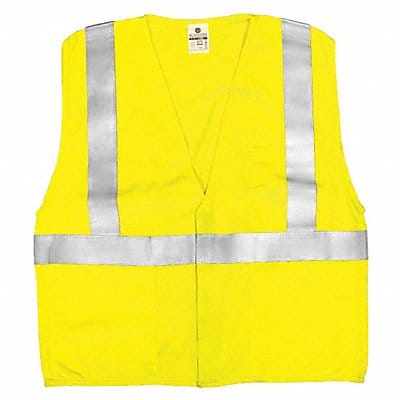 Flame Rsist Hi Vis Vest Class 2 4XL Lime