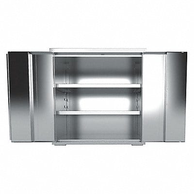 Shelving Cabinet 37 H 36 W Gray