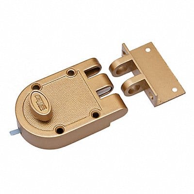 Auxiliary Lock Jimmyproof Deadlock Bronz