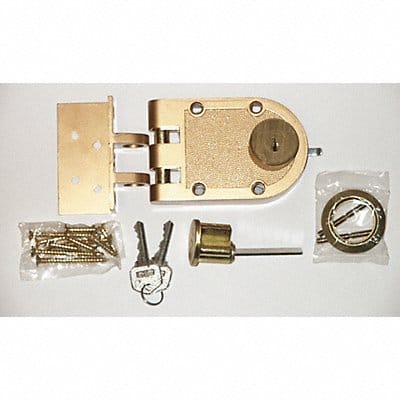 Auxiliary Lock Jimmyproof Deadlock Bronz