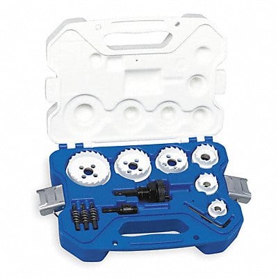 Hole Cutter Kit 7/8 to 2 1/2 In 15 Pc