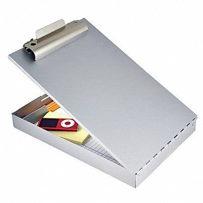 Storage Clipboard Legal Sz Metal Silver