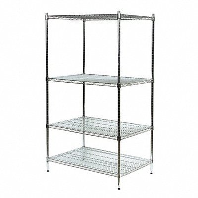 Wire Shlv Unit Cap 600 lb 24inx63inx24in