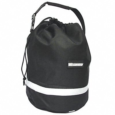 Unlined Bag Drawstring 10x10x14In Black