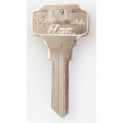 Key Blank Brass Type DE6 5 Pin PK10