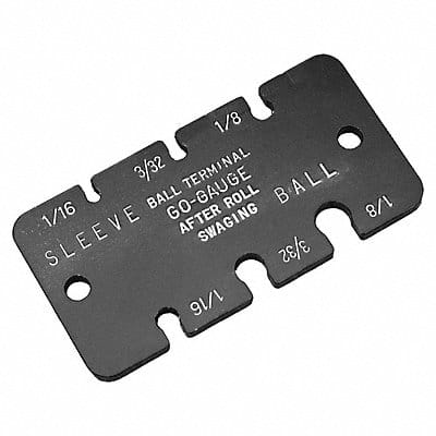 Ball Terminal Gauge 1/16 to 1/8