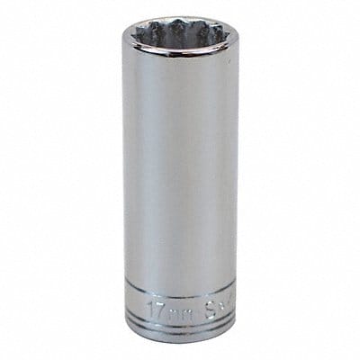 Socket Steel Chrome 17 mm