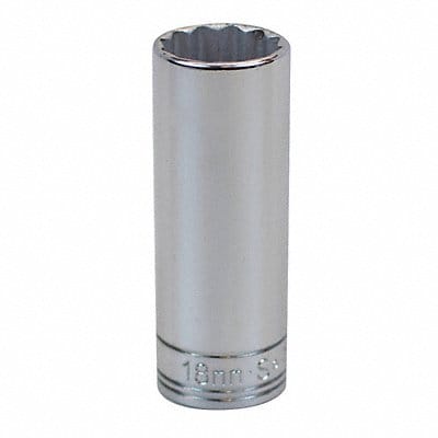 Socket Steel Chrome 18 mm