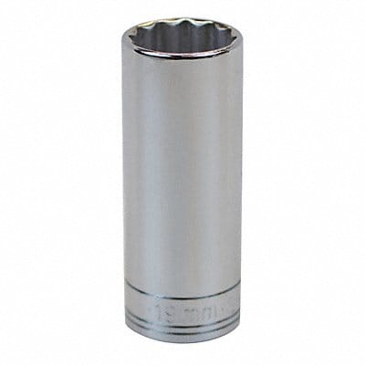 Socket Steel Chrome 19 mm