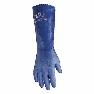 D0482 Chemical Resistant Gloves Blue Sz 10 PR