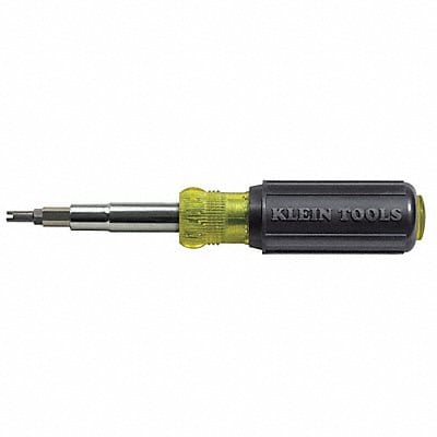 Multi-Bit Screwdriver 7-3/4 L Ergonomic