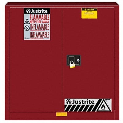 Flammable Cabinet 30 gal Red