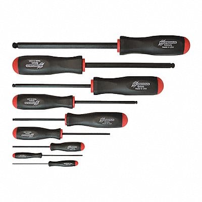 Set 9 Ball End Screwdrivers