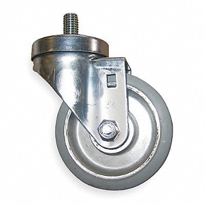 Swivel Caster 3 1/2 In Mold On Rubber