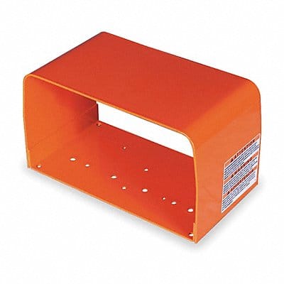 Foot Switch Guard Steel Alert Orange