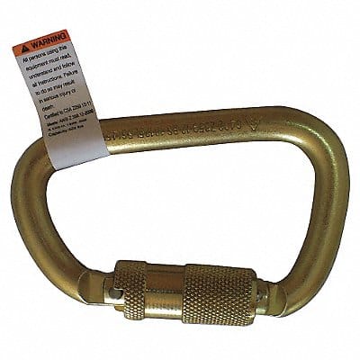 Carabiner Steel 4-1/16 in L Auto-Lock