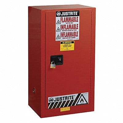 Flammable Cabinet 20 gal Red