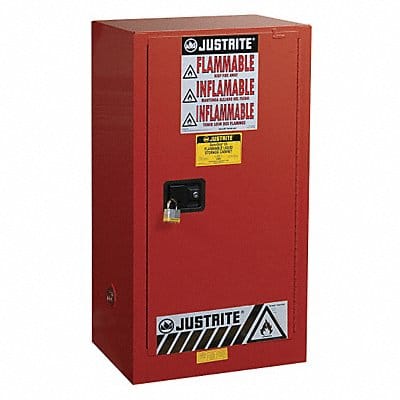 Flammable Cabinet 20 gal Red