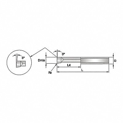 Micro Boring Insert CB6320150025006R CG5