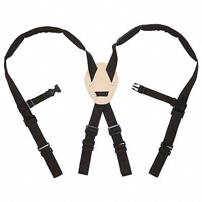 Black Tool Belt Suspenders Nylon