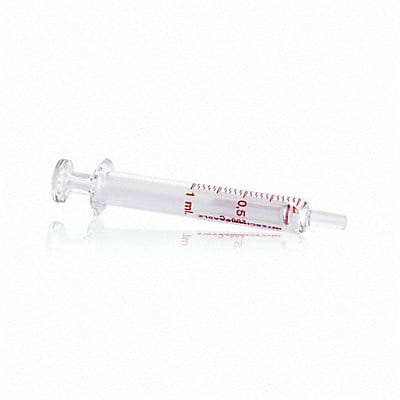 Syringe 1 mL Glass Luer PK3