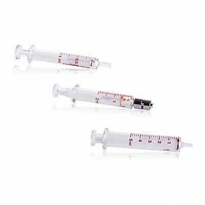 Syringe 20 mL Glass Luer PK2