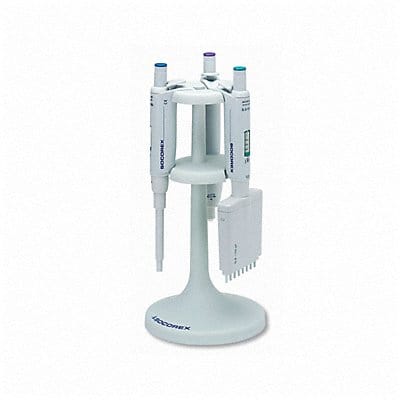 Pipette Stand Hold 3 Pipettes Light Gray