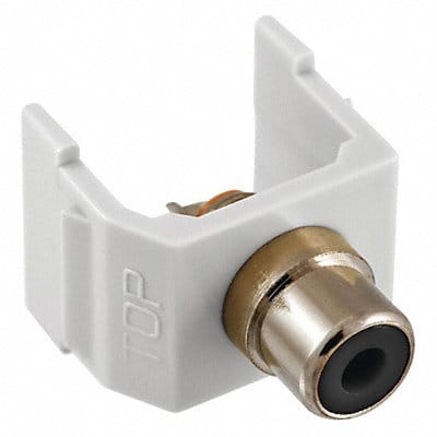 Connector RCA Duplex White