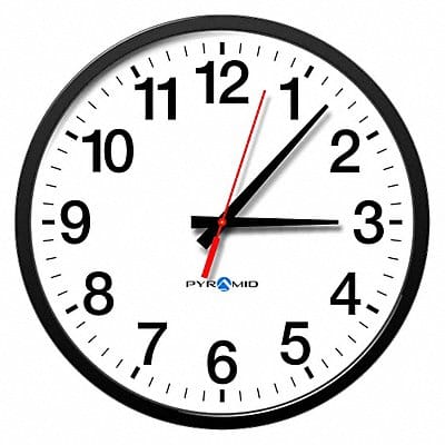 Wall Clock Analog Electric