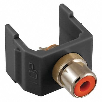 Inline Coupler RCA Duplex Black