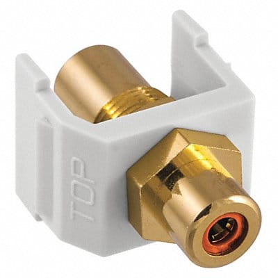 Inline Coupler RCA Duplex White