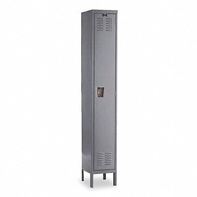 G3733 Wardrobe Locker Lvrd 1 Wide 1 Tier Gray