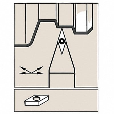 Grooving/Parting Insert NRD Carbide