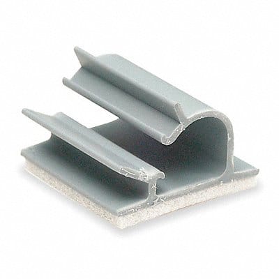 Cable Clip Locking Gray PK25