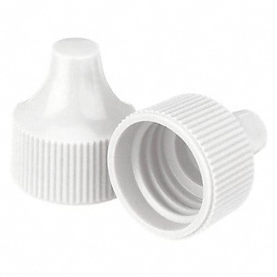 Cap 20 mm Dia White PK100