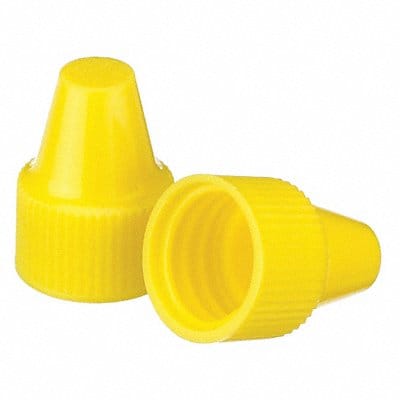 Cap 13 mm Dia Yellow PK100