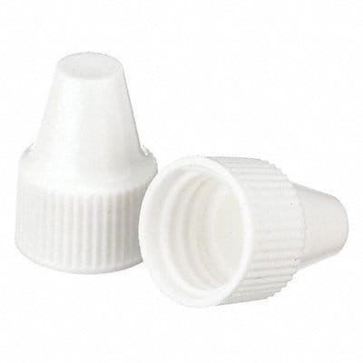 Cap 13 mm Dia White PK100