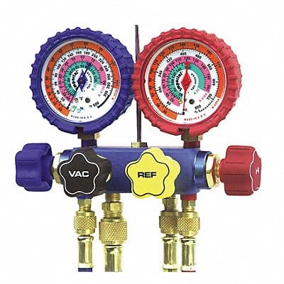 Mechanical Manifold Gauge Set 4-Valve