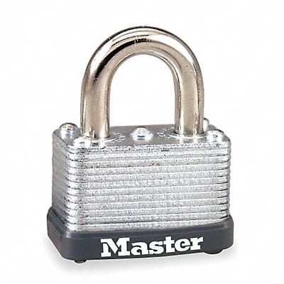 Keyed Padlock 9/16 in Rectangle Silver