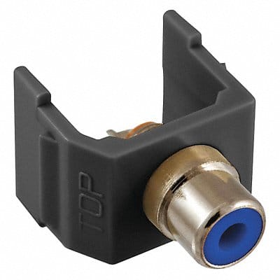 Connector RCA Duplex Black