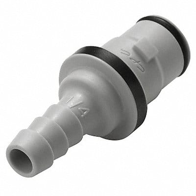 Coupler Polypropylene Gray Push In