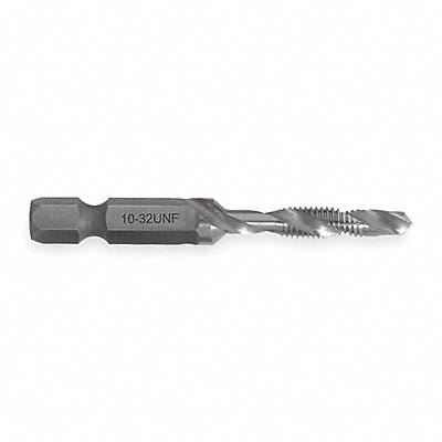 Drill/Tap/Countersink Bit 10-32x2 1/4 L