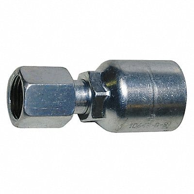 Crimp Fitting 3/8 I.D. 3/4 F JIC