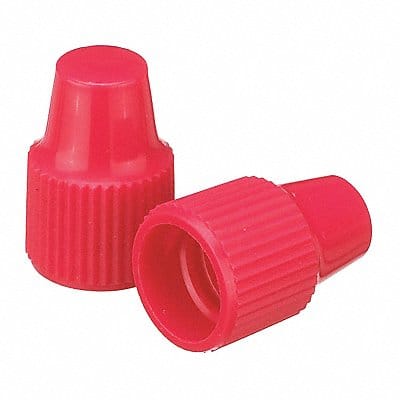 Cap 8 mm Dia Red PK100