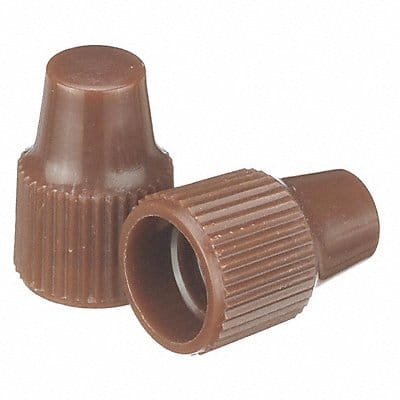 Cap 8 mm Dia Brown PK100