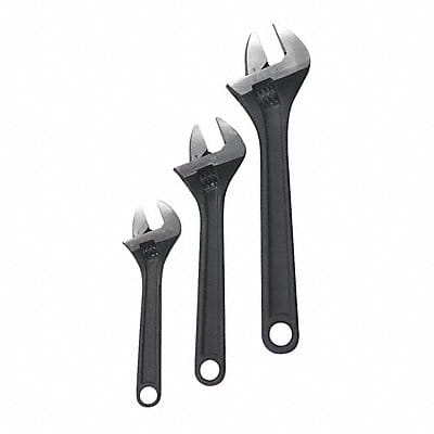 Adj. Wrench Set Stl Blk Phspht 6 to 10