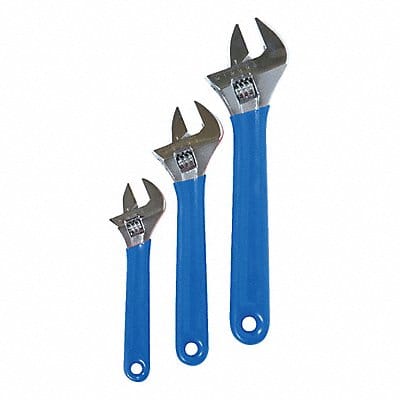 Adj. Wrench Sets Steel Chrome 6 to 10